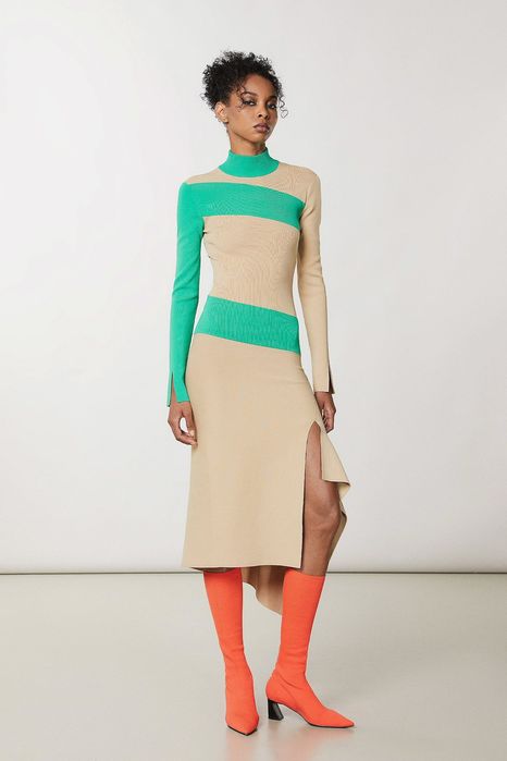 Рокля Patrizia Pepe,еластично, плетиво, детайли Fly,размер 2/М, нова!