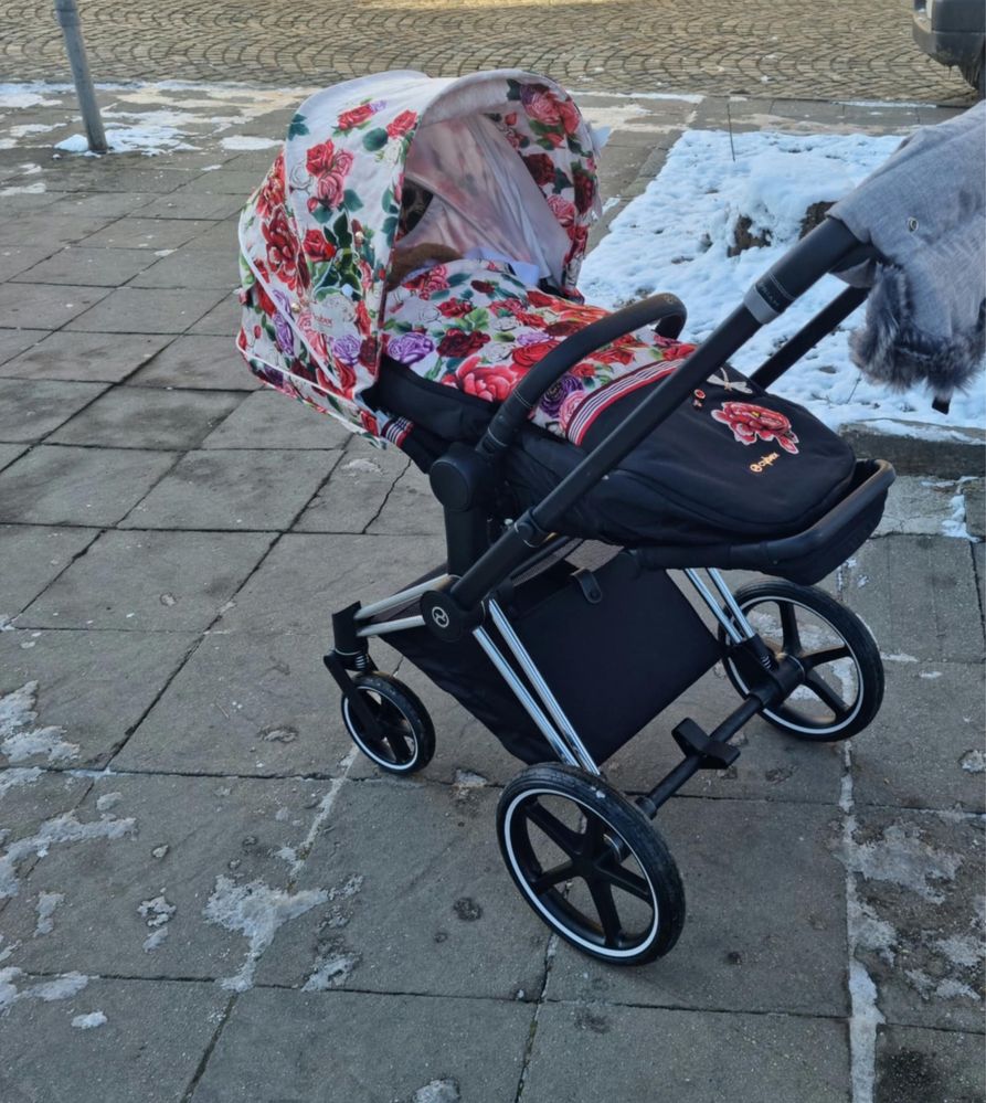 Тапицерия количка CYBEX PRIAM Platinum и чувалче