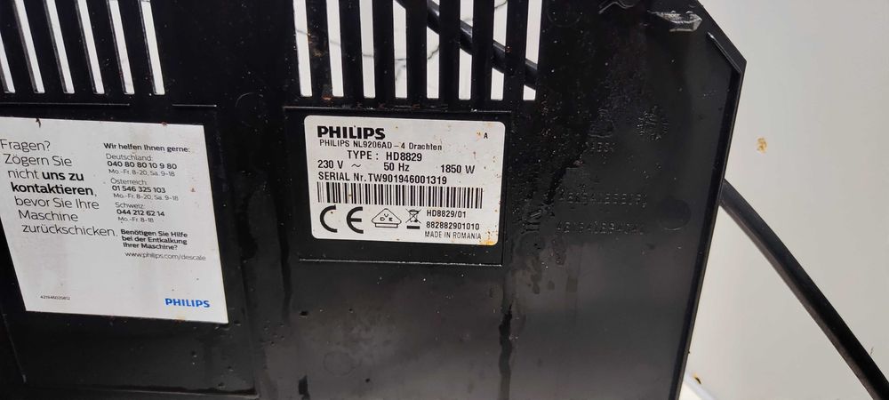 Espressor Automat Philips HD8829 Aparat cu Cafea Boabe