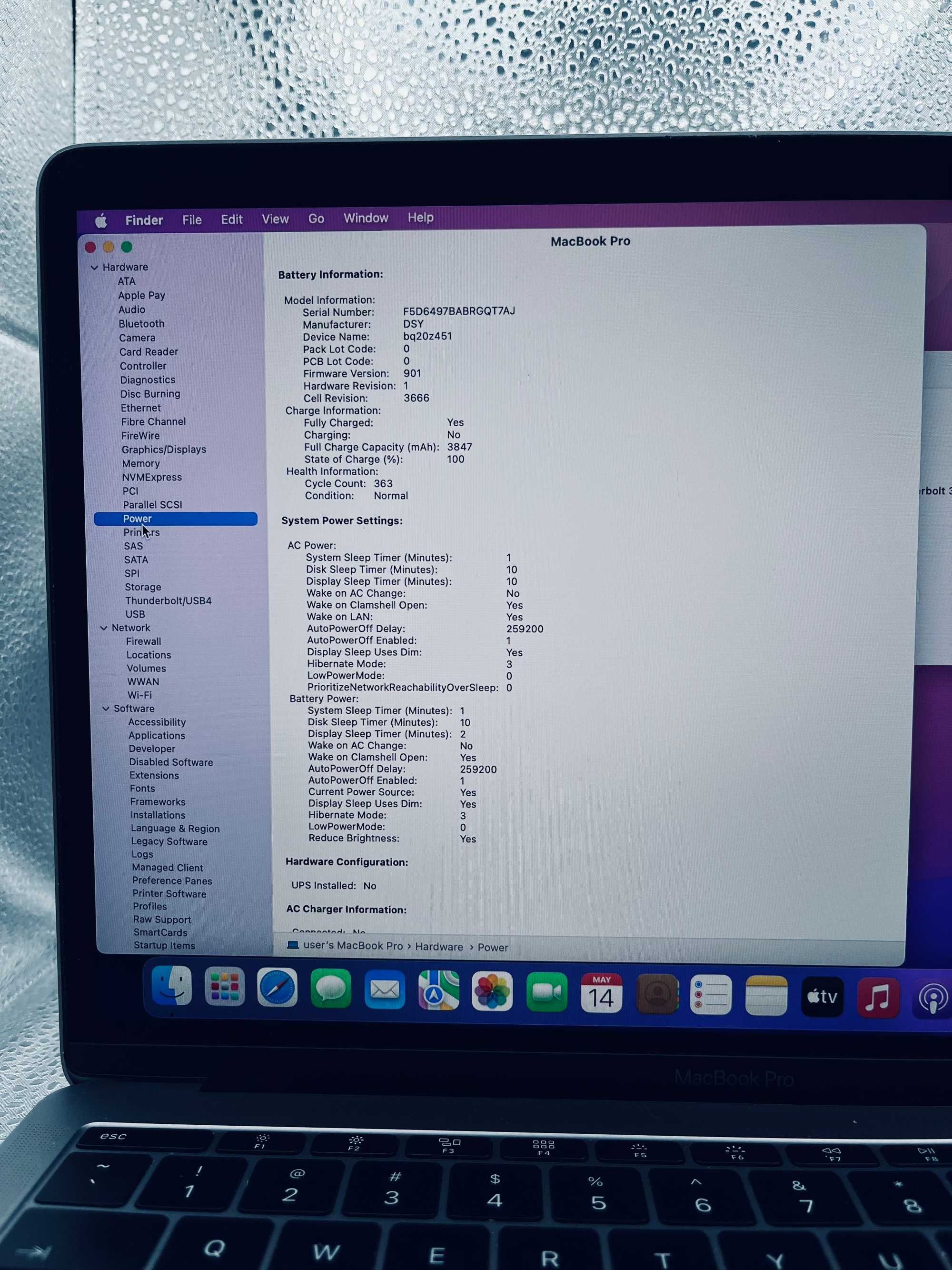 Apple MacBook PRO 13' A1708 Mid 2016 i5 2Gz 16GB 256 GB SSD Space Gray
