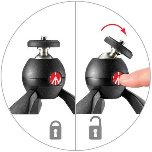 Статив Manfrotto PIXI Mini Table Top Tripod (Black)