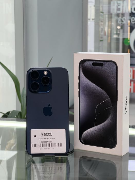 Айфон 15 про 256 гб 85% .’./