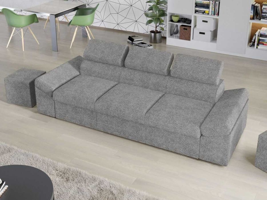 Canapea Extensibila Magic Plusata Gri Deschis - Transport Gratuit