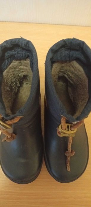 Детски гумени ботуши с вълна