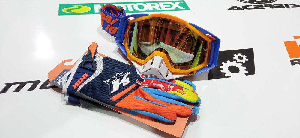 Очила Ръкавици FOX,KTM,Thor,Husqvarna,GasGas,100% ендуро,крос,атв,мтб
