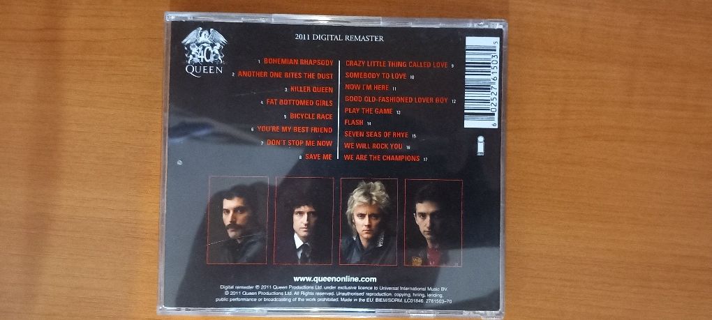 CD Queen - Greatest Hits (2011 Digital Remaster)
