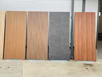 Placi HPL exterior fatada ventilata nuc, piatra antracit, stejar artar
