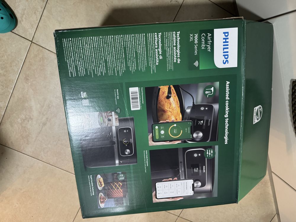 Hd9880 airfryer combi xxl 7000 garantie 2ani+extra garantie 2ani