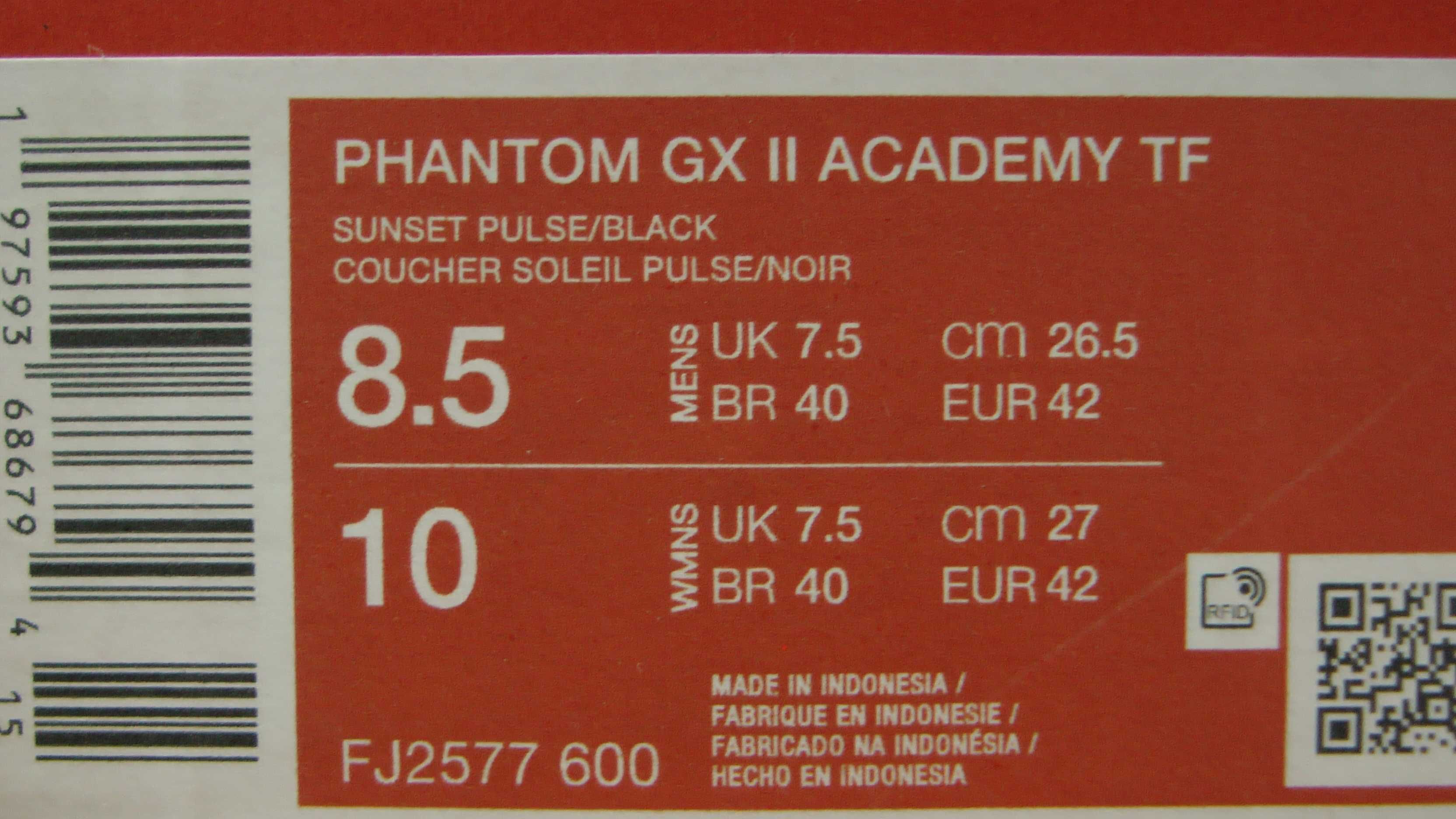 Ghete fotbal sintetic NOI Nike Phantom GX II Academy marimea 42