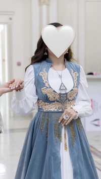 Платье на узату , казахское национальное платье