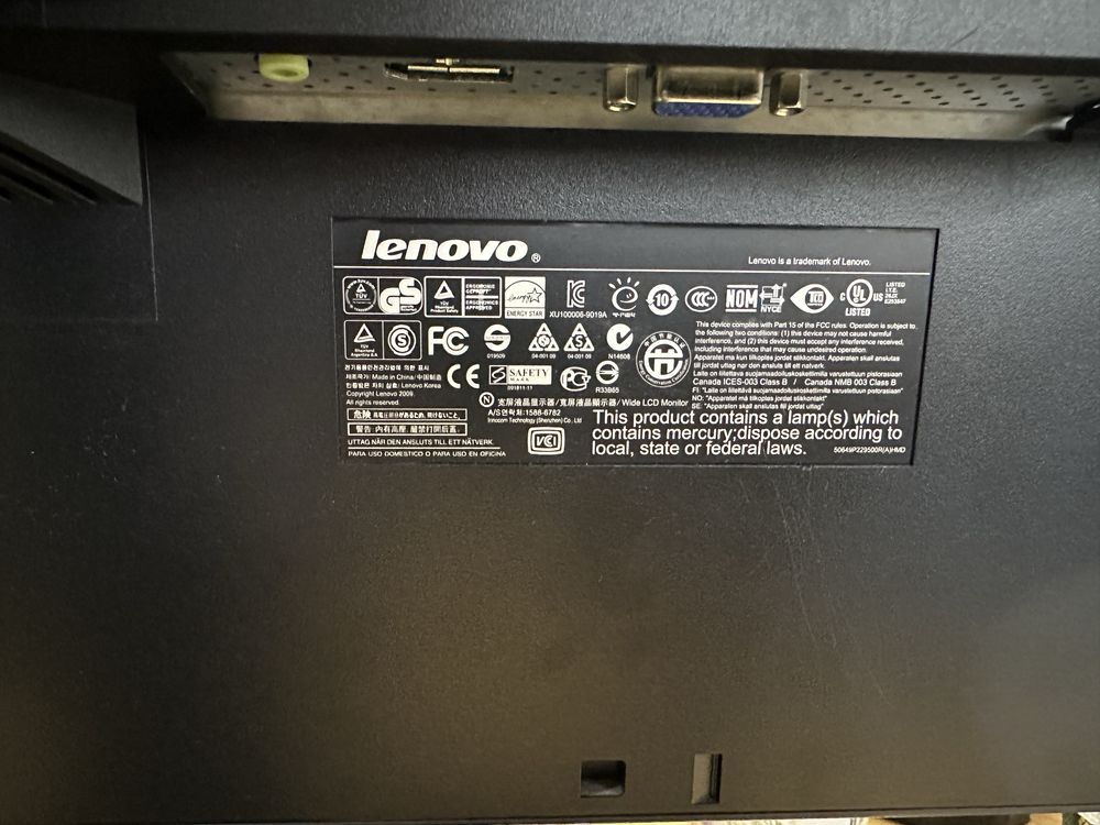 Монитор Lenovo ThinkVision L2251w
