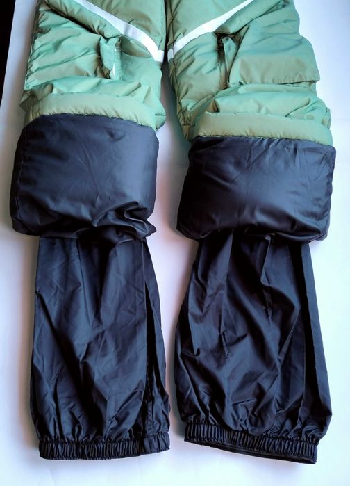 Светлоотразителен ски панталон Poster girl в зелено сив цвят