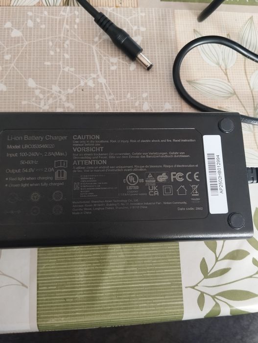 Încărcător bicicleta electrica E- FATBIKE