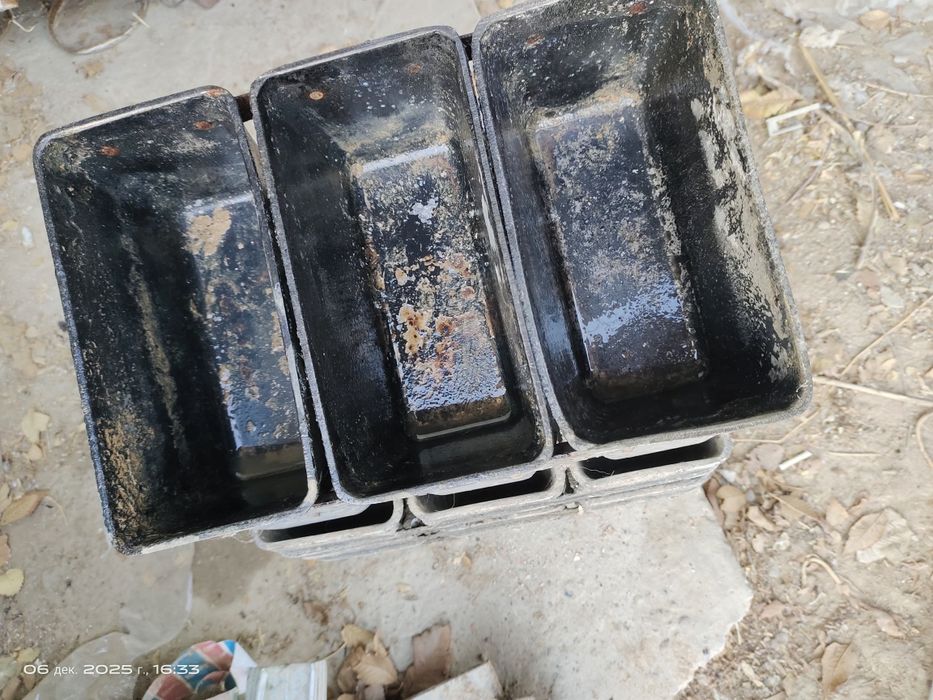 хлебные формы больше и маленькие