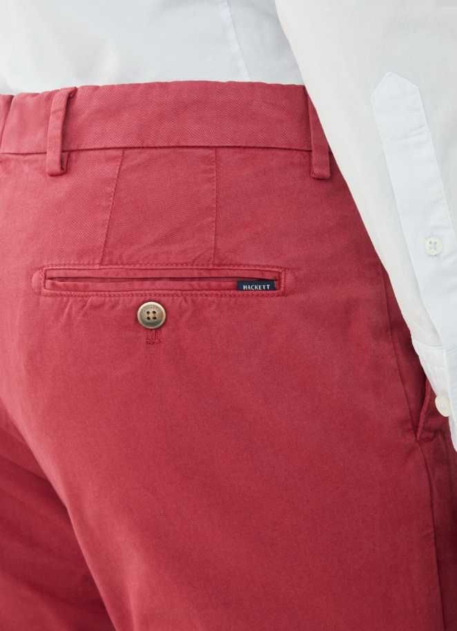 Pantaloni slim fit de lux XL chino premium Hackett London NOI bumbac