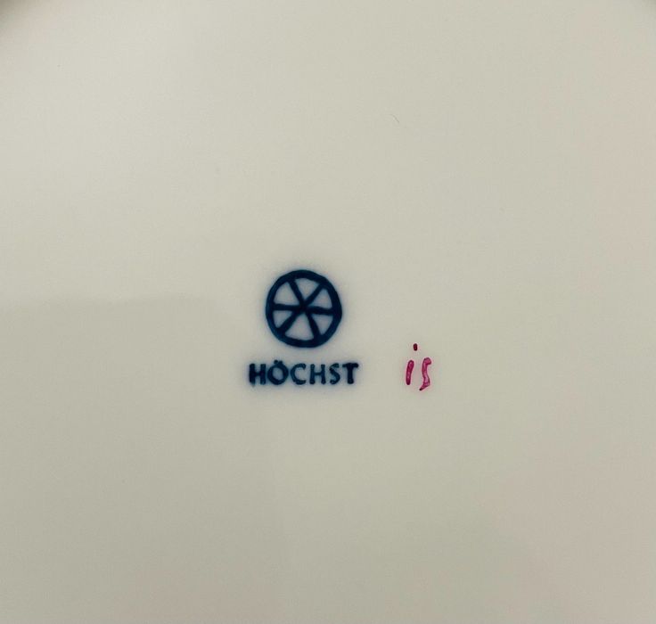 Порцеланови чинийки Hochst