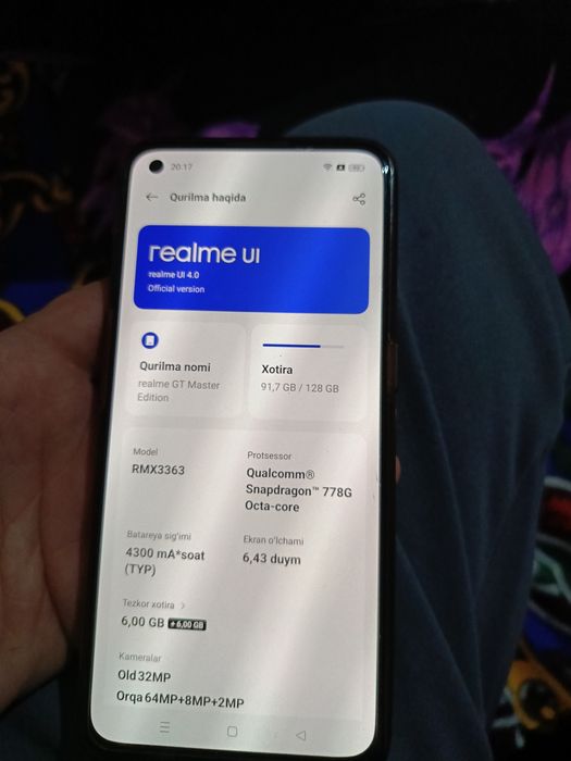 Realme gt master egudukshin