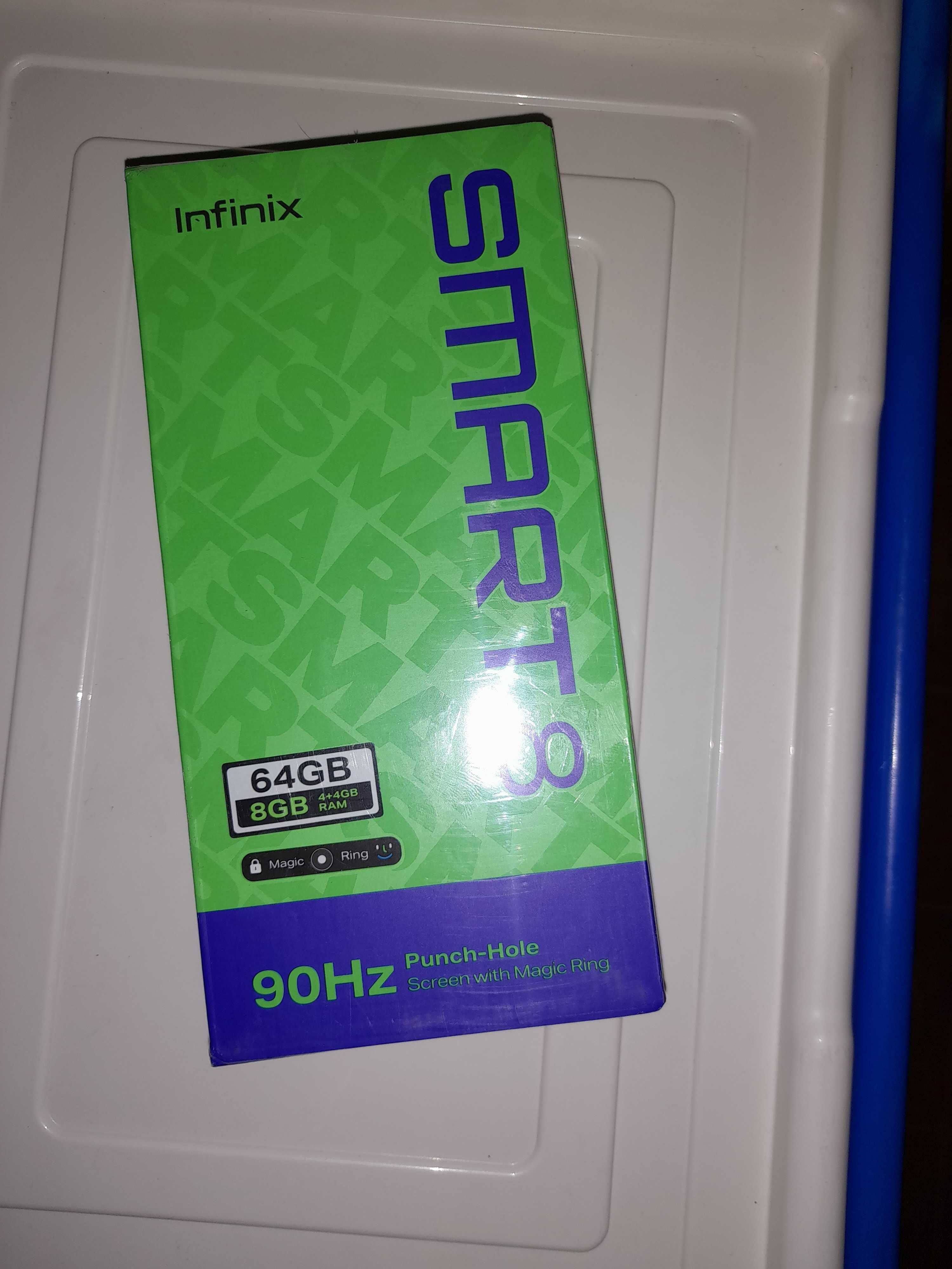 Смартфон Infinix SMART 8 4/64GB Timber Black