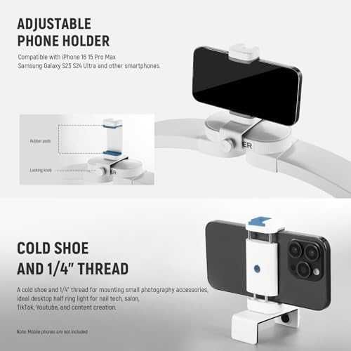 Нова NEEWER LED лампа 40W за маникюр грим бюро снимки видео 29 инча