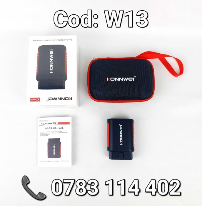 Adaptor Diagnoza-Profesional-KONNWEI-Advancer KDIAG-Airbag-ABS-NOU-W13