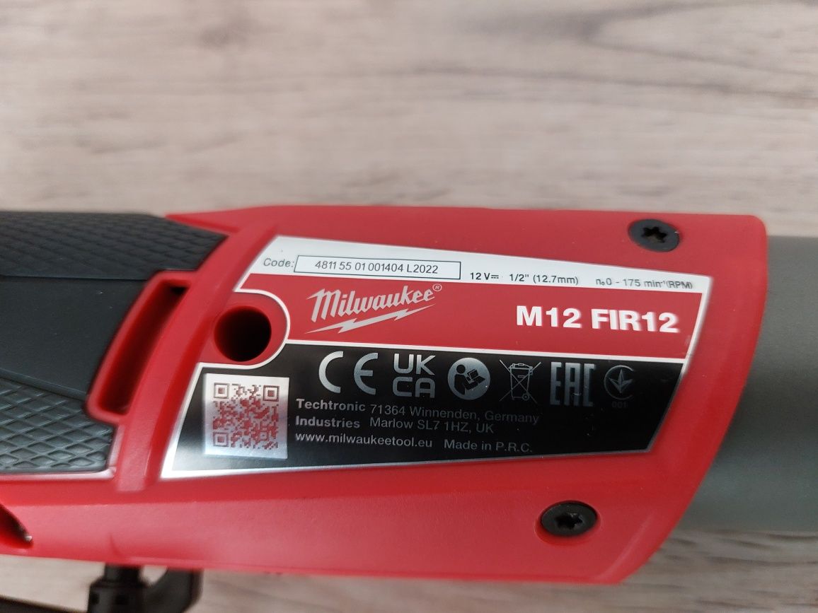 Cliket, clichet milwaukee M12 FIR12, NOU, cupla 1/2, 81 nm