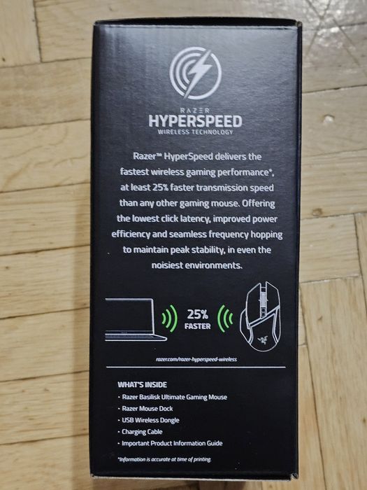 Razer Basilisk Ultimate Wireless Gaming Mouse With Charging Dock RGB