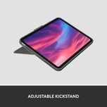 Нов! 2г Гаранция! Logitech Combo Touch iPad 10.9 10.Gen QWERTY - Grey