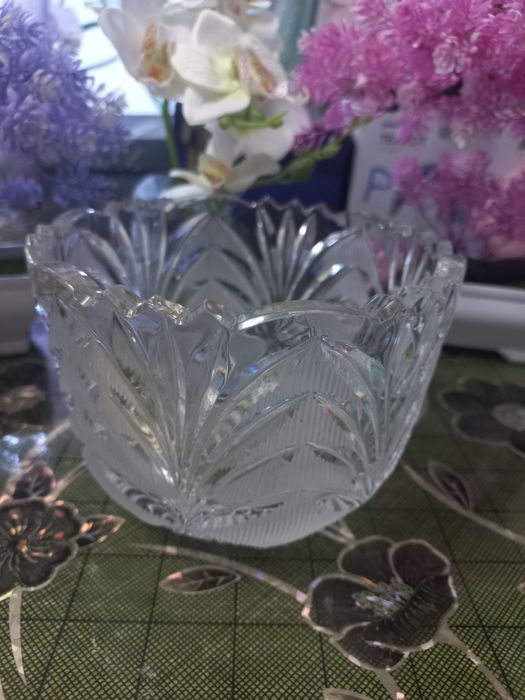 Ваза хрустальная