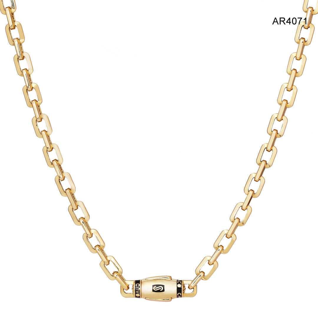 Lant Aur 14K Monaco Chain, ARJEWELS [AR4071]