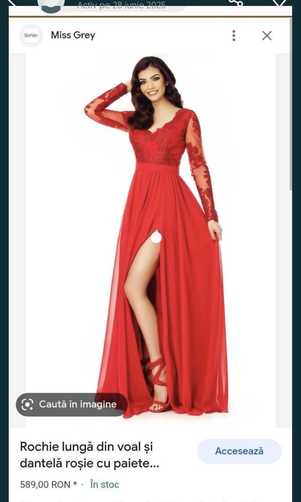 Rochie miss gray masura M