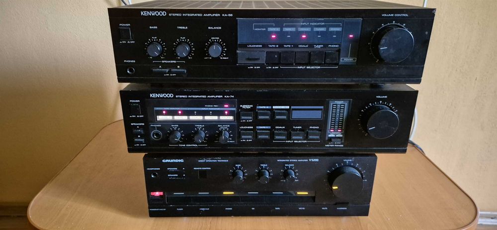 amplificator Kenwood KA 56 & 74 + Grundig V 5200