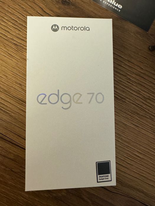 Telefon mobil Motorola edge 70, 12GB RAM, 512 GB, PANTONE Gadget Grey