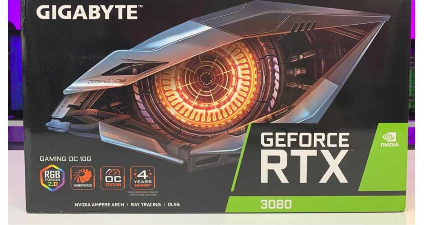 9x Placa video GIGABYTE GeForce RTX 3080 GAMING OC 10GB