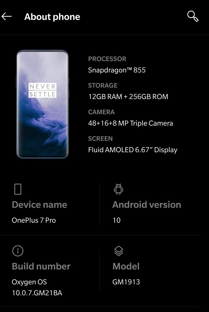 OnePlus 7PRO 12Gb RAM/256Gb la cutie