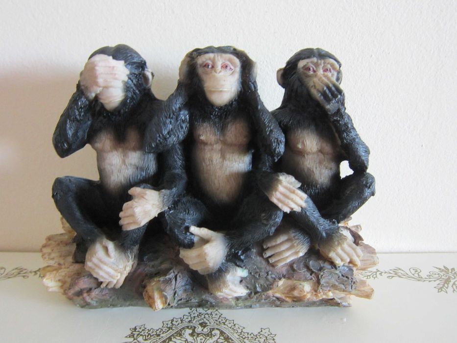 cadou deosebit 3 maimute intelepte Legea de Aur  Germania 1980