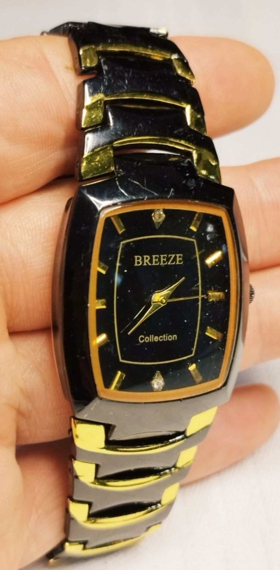 Ceas de damă Breeze Collection, cuarț, carcasă și curea din oțel inox