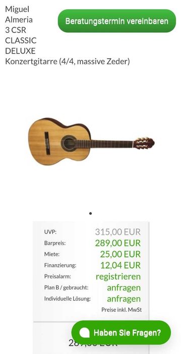 Chitara clasica Miguel Almeria 3-CSR (gewamusic) cu husa transport