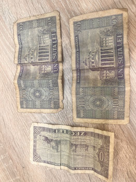 Bacnote vechi - pret pentru toate 3