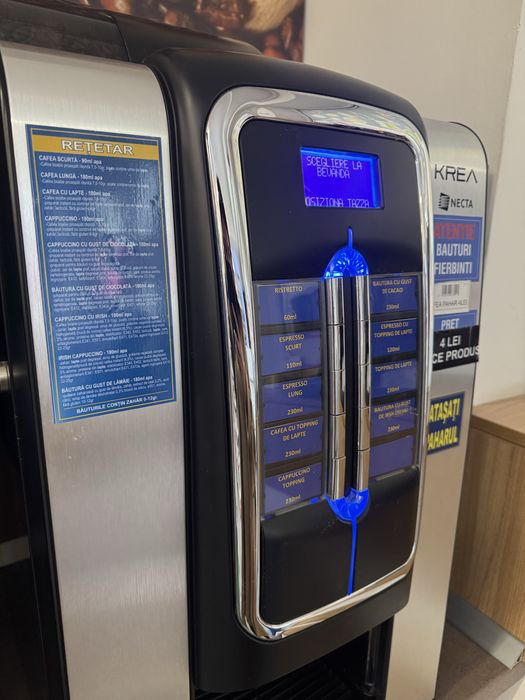 Automat cafea Necta Krea cu sistem de plata