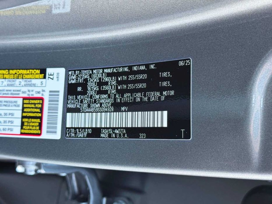 2025 Toyota Grand Highlander Platinum