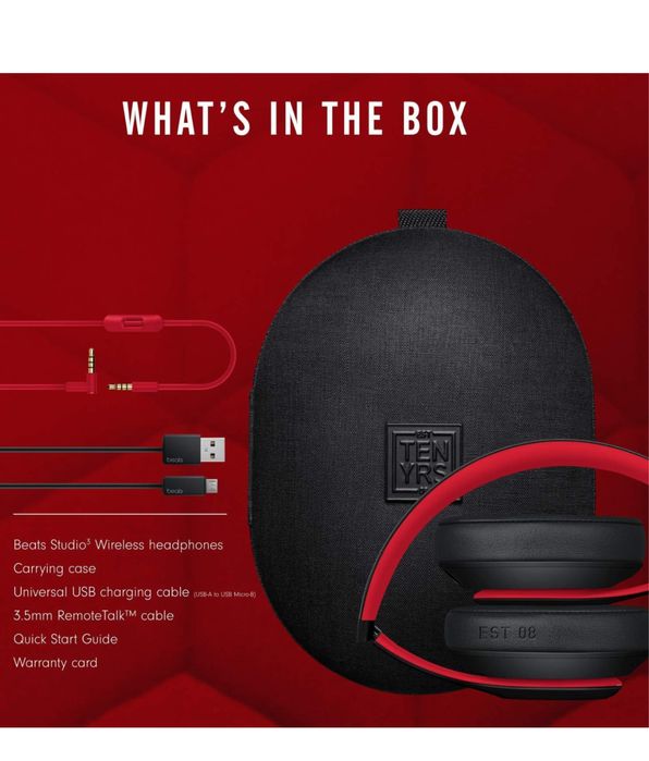 Căști circumauriculare wireless Beats Studio3