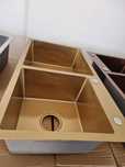 REDUS Chiuveta inox bucatarie restaurant 2 cuve 80x45 sau 82X45