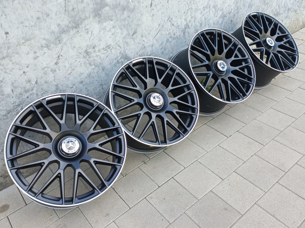 20.Mercedes ///AMG 8.5j et45 9.5j et40 Sport Paket Black Matt Polish l