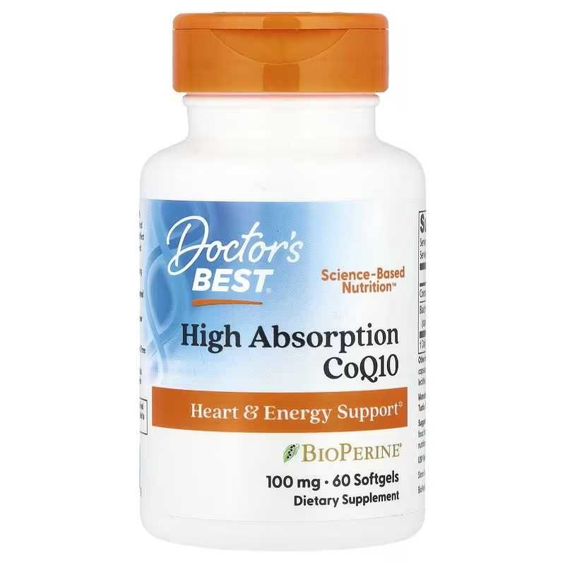 Doctor's Doctors Best CoQ10 коэнзим Q10 Doctor's High Absorption CoQ10