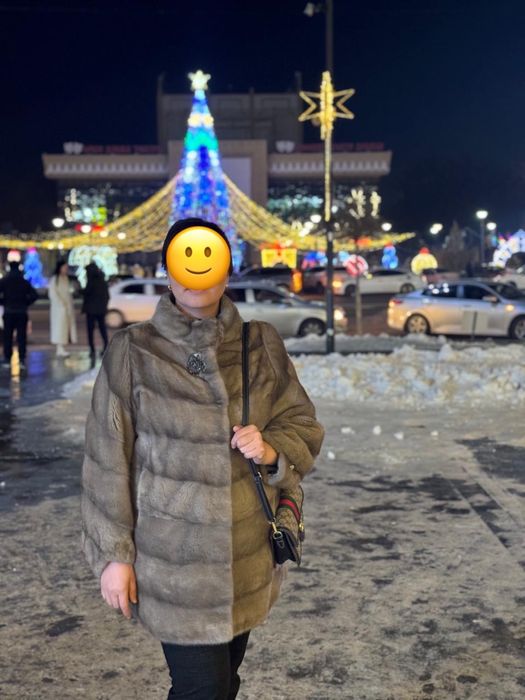 Норковая шуба канадская б/у