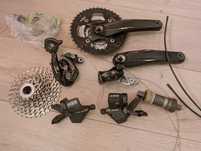 Grupset Transmisie MTB 3 x 9  Shimano Alivio cu Deore