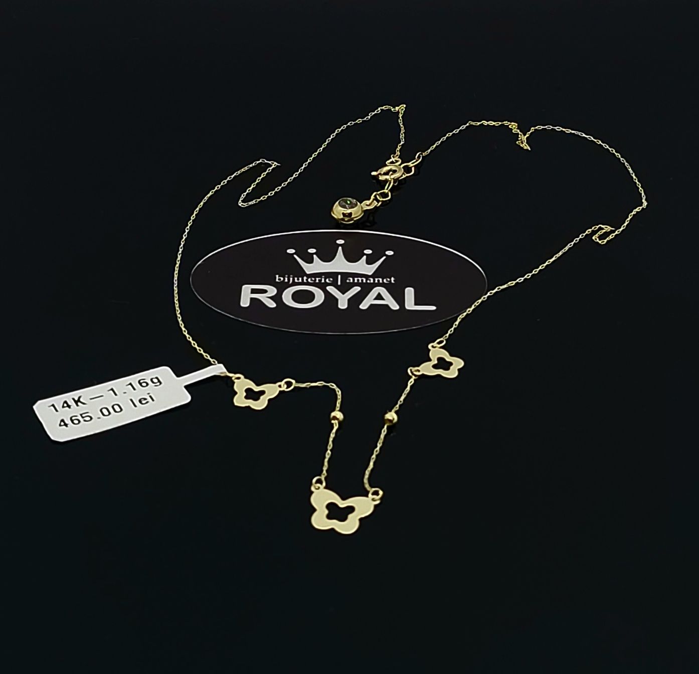 Bijuteria Royal lant din aur 14k 1.16 gr