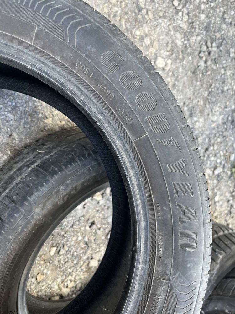 2бр гуми 205 55 17 goodyear efficient dot18 ном15