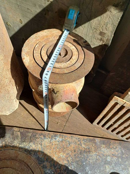 Печь чугунная б/у и запчасти