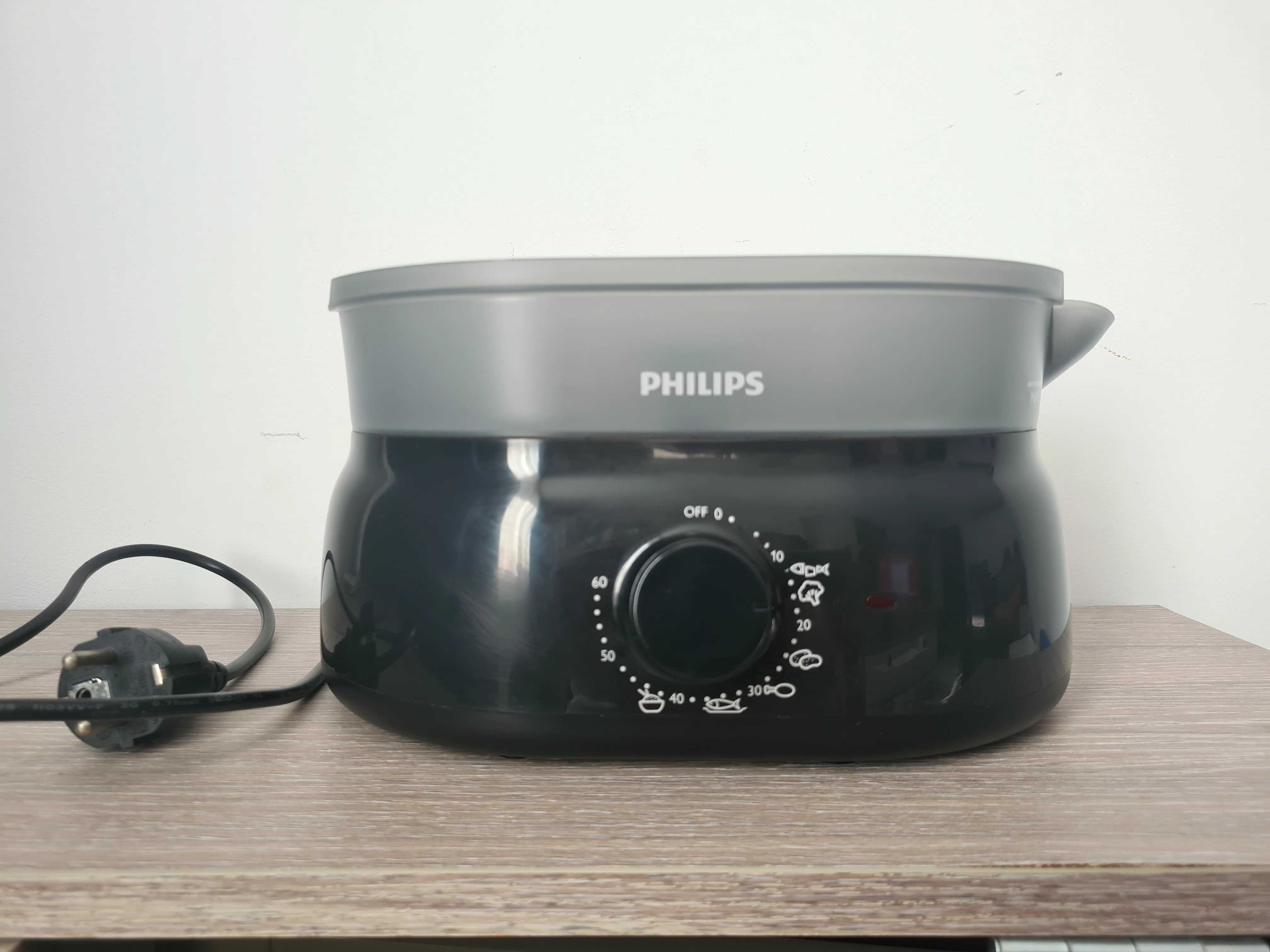 Aparat de gatit cu aburi Philips HD9126/00, 900 W, 9 l, Negru